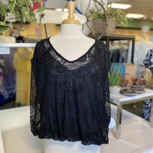 Free People Lace Top